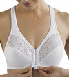 Glamorise Elegance Satin and Lace Front Close Bra
